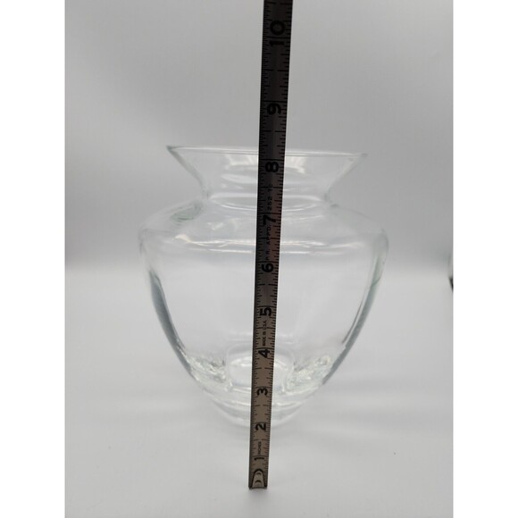 Estate Collection 8" Tall Italian Optic Vase Maritha Vase 1807RC - Picture 7 of 12